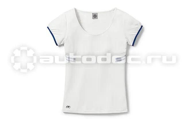 VAG Женский топ Volkswagen R Outdoor Shirt, Ladies, Off White