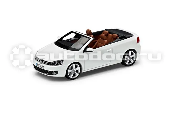VAG Модель автомобиля Golf Cabriolet White, Oryx White
