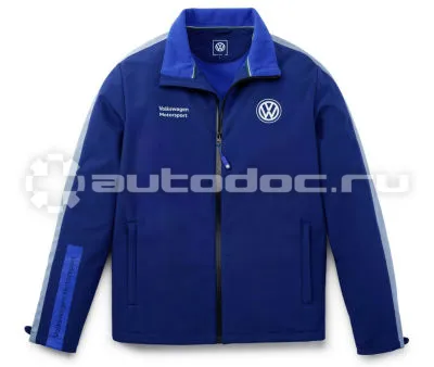 VAG Мужская куртка Volkswagen Softshell Jacket, Legendary years of Motorsport, Mens, Blue