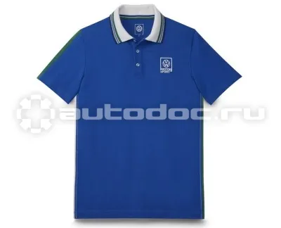 VAG Мужская рубашка-поло Volkswagen Motorsport Polo Shirt, History, Mens, Lapiz Blue