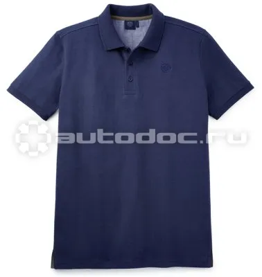 VAG Мужская рубашка-поло Volkswagen Logo Mens Polo Shirt, Dark Blue