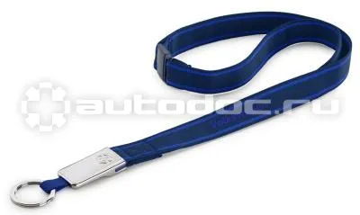 VAG Шнурок с кольцом Volkswagen Logo Lanyard, Dark Blue