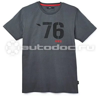 VAG Мужская футболка Volkswagen GTI 76 T-Shirt, Mens, Grey