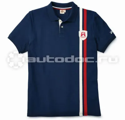 VAG Мужская рубашка-поло Volkswagen Classic Mens Polo Shirt, Blue