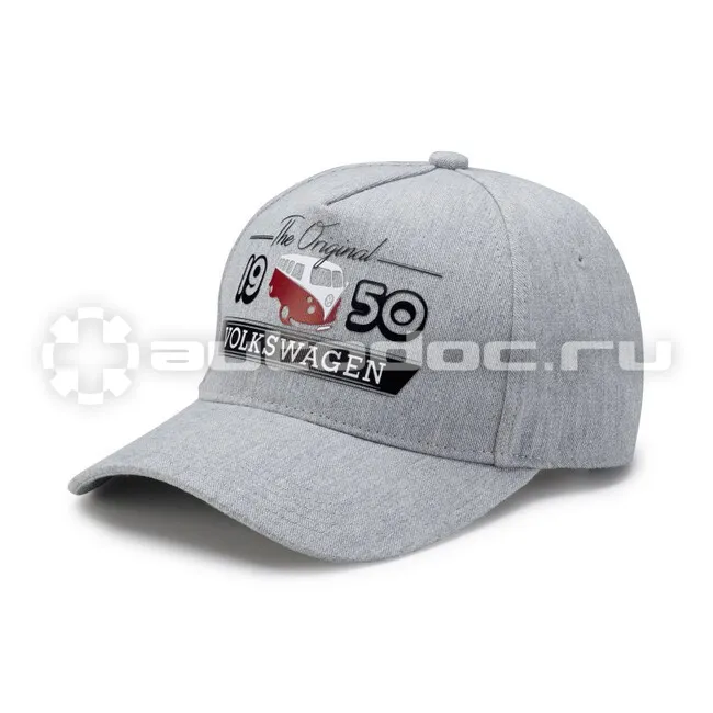 VAG Бейсболка T1 Bulli Baseball Cap, Grey