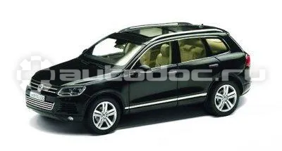 VAG Модель автомобиля Volkswagen Touareg, Scale 1 43, Black