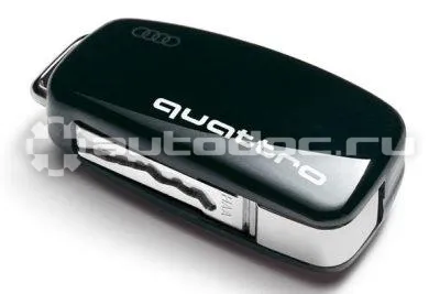 VAG Пластиковая крышка для ключа Audi Key Cover With Quattro Design, Brilliant Black