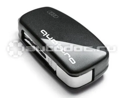 VAG Пластиковая крышка для ключа Audi Key Cover With Quattro Design, Daytona Grey