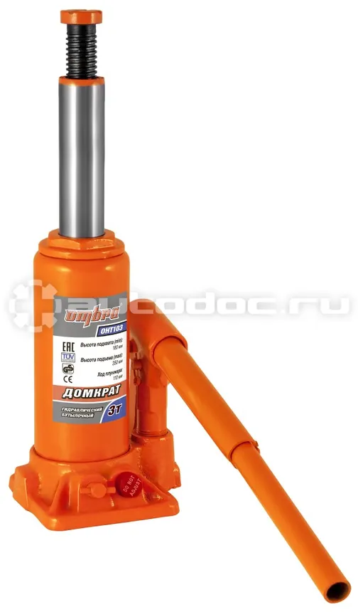 OMBRA OHT103 Домкрат гидравлический бутылочный