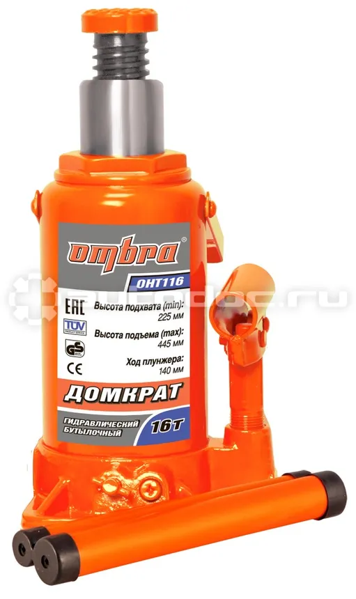 OMBRA OHT116 Домкрат гидравлический бутылочный