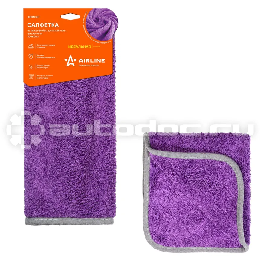 AIRLINE Салфетка из микрофибры длинный ворс