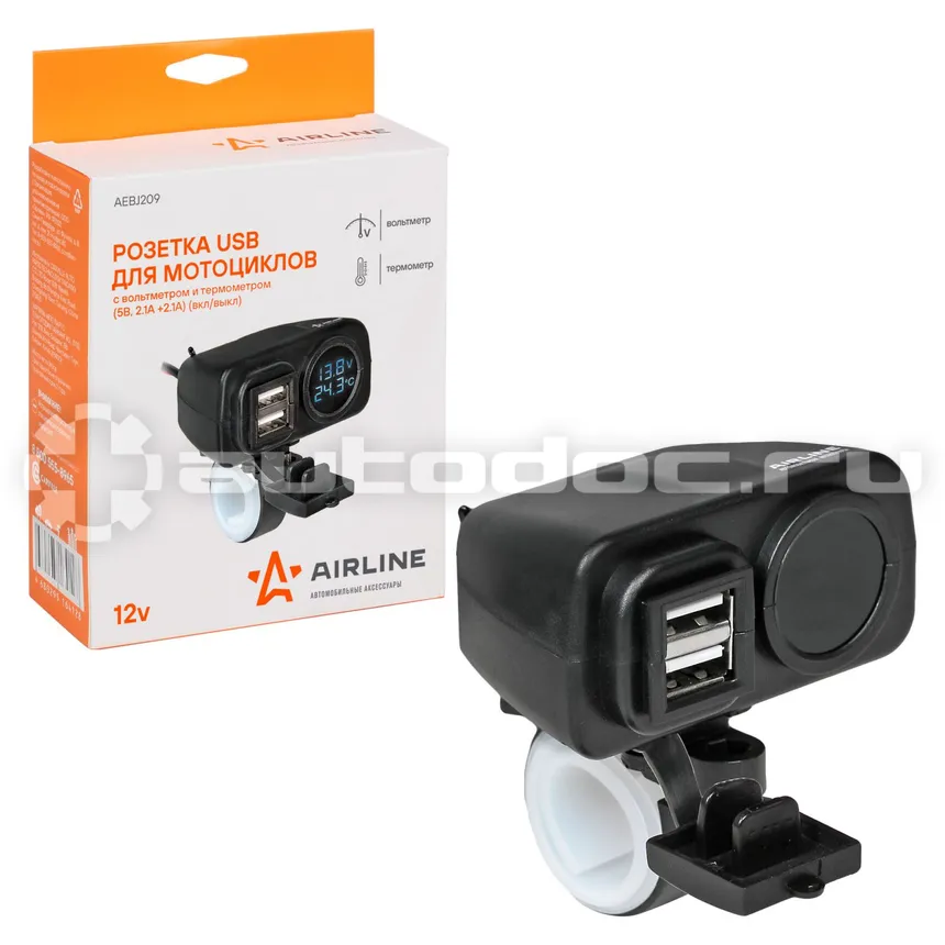AIRLINE Розетка USB для мотоциклов