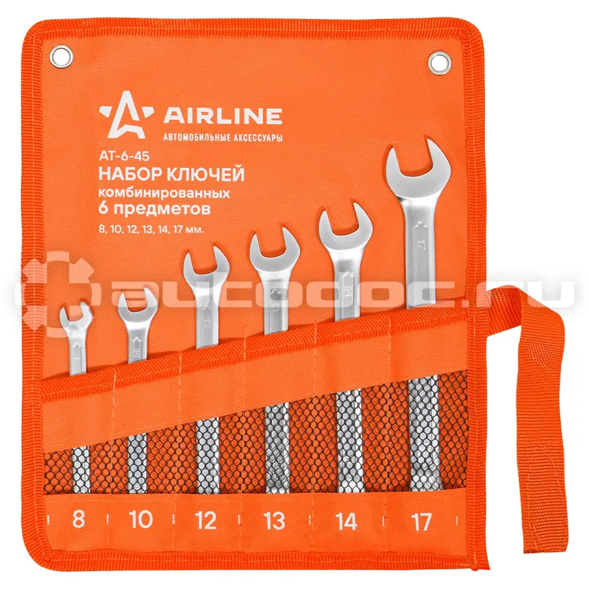 AIRLINE Набор ключей комбинированных, сумка PRO