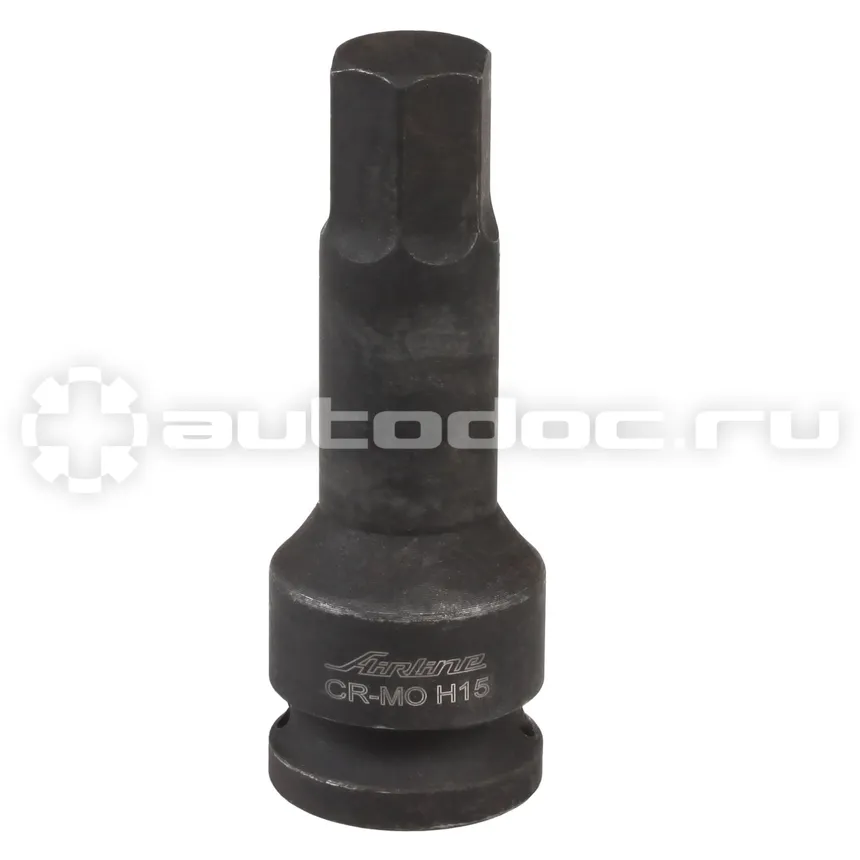 AIRLINE Головка ударная торцевая 1 | 2" DR внешний шестигранник H15