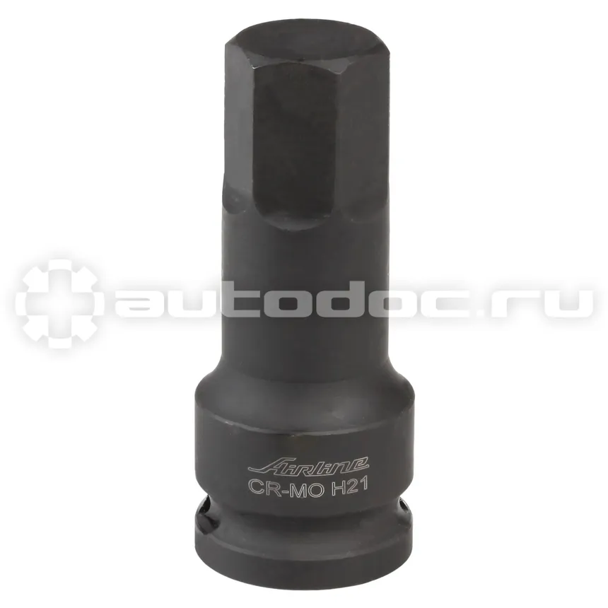 AIRLINE Головка ударная торцевая 1 | 2" DR внешний шестигранник H21