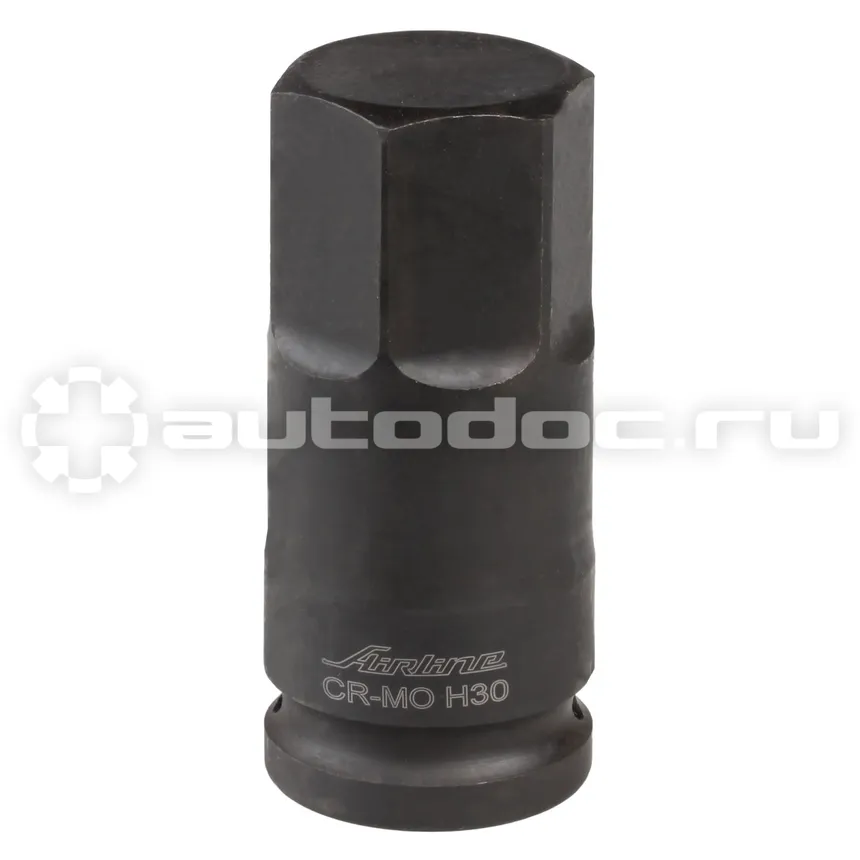 AIRLINE Головка ударная торцевая 1 | 2" DR внешний шестигранник H30