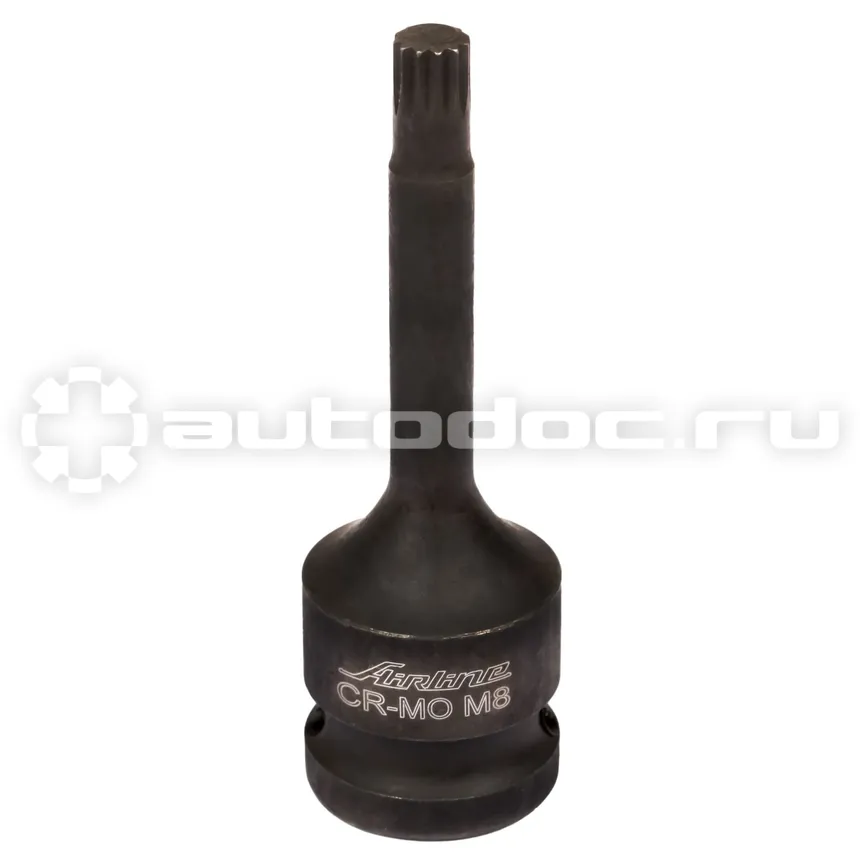 AIRLINE Головка ударная торцевая 1 | 2" DR внешний SPLINE M8