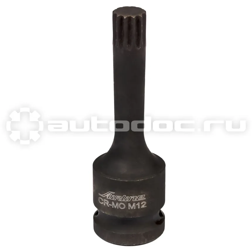 AIRLINE Головка ударная торцевая 1 | 2" DR внешний SPLINE M12