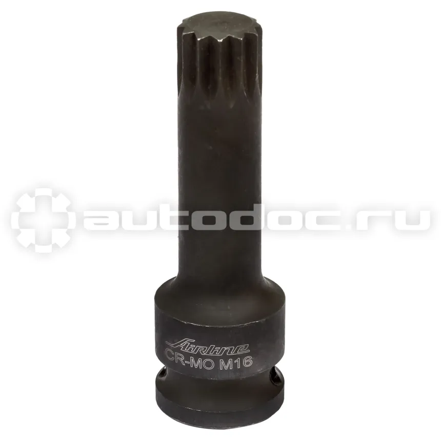 AIRLINE Головка ударная торцевая 1 | 2" DR внешний SPLINE M16