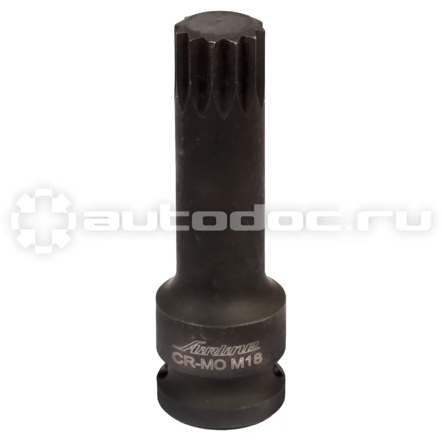 AIRLINE Головка ударная торцевая 1 | 2" DR внешний SPLINE M18