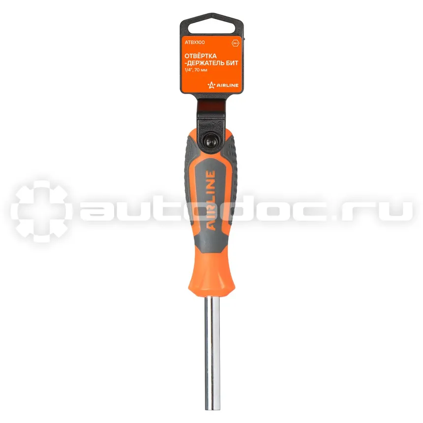 AIRLINE Отвёртка-держатель бит 1/4", 70 мм
