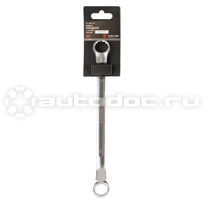AIRLINE ATDRS07 Ключ накидной с изгибом 18х19мм