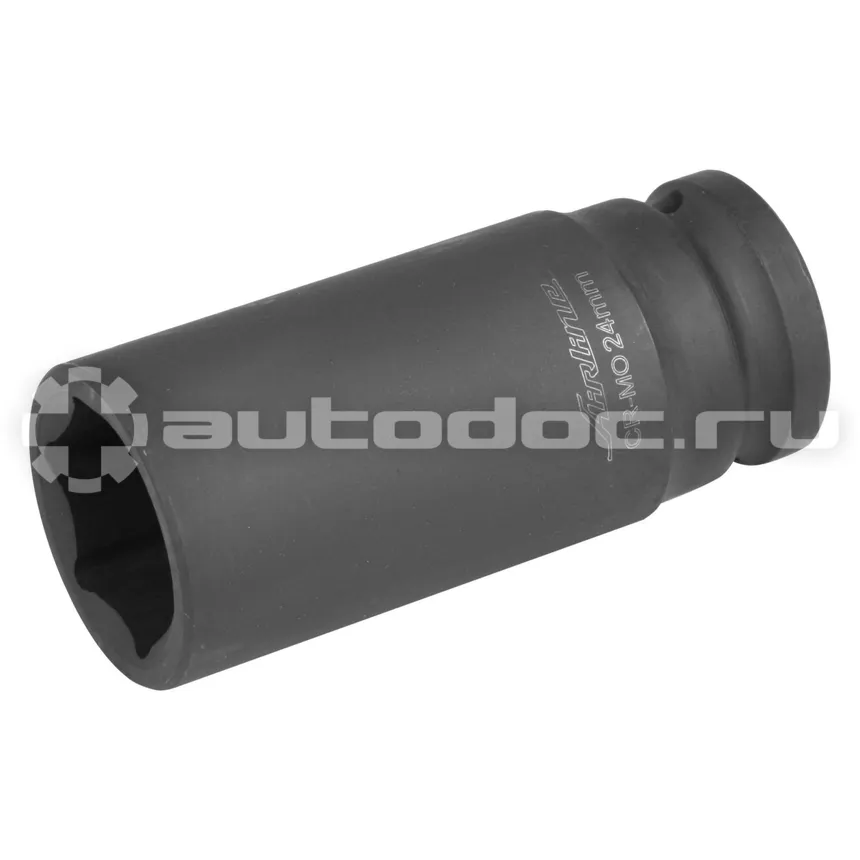 AIRLINE Головка ударная торцевая 1 | 2" DR шестигранная удлинённая 24мм