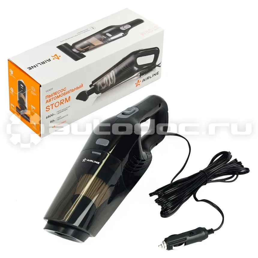 AIRLINE Пылесос STORM 6500PA в сумке (90W, 0.5л)