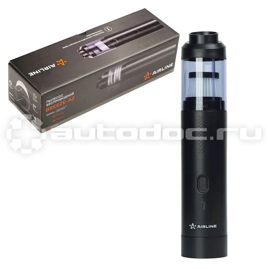 AIRLINE Пылесос аккумуляторный (беспроводной) BREEZE-A2 10000PA PRO в сумке (70W, 0.1л, 2000 mAh, воздуходувка)