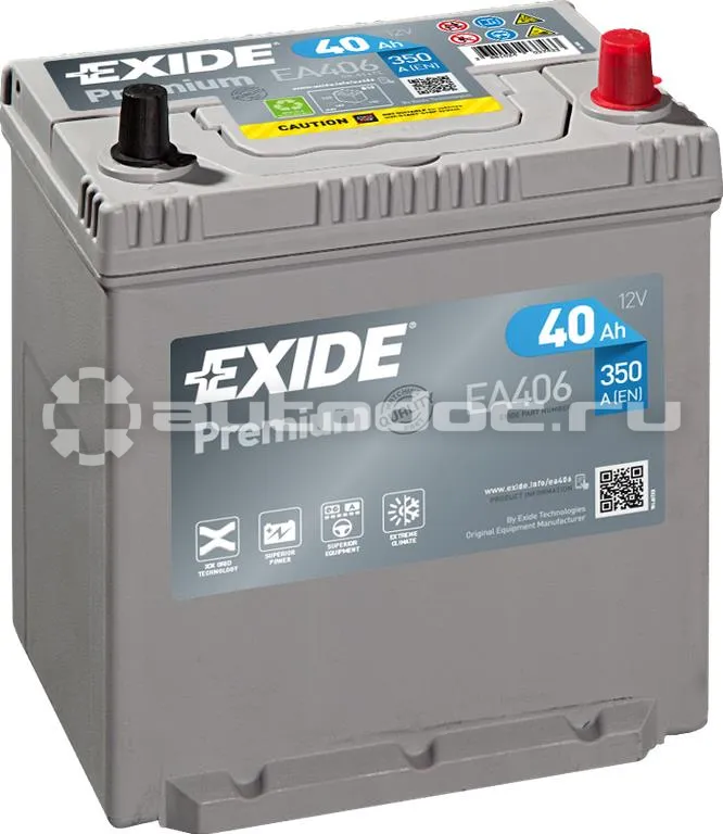 EXIDE Аккумулятор Premium  40 A | ч