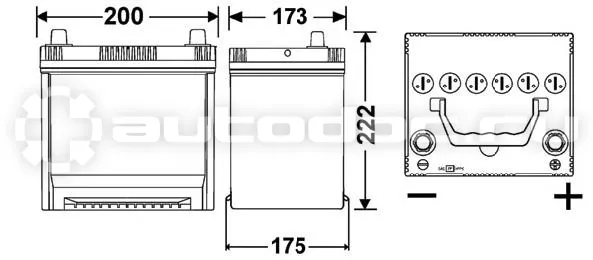EXIDE Excell Аккумулятор