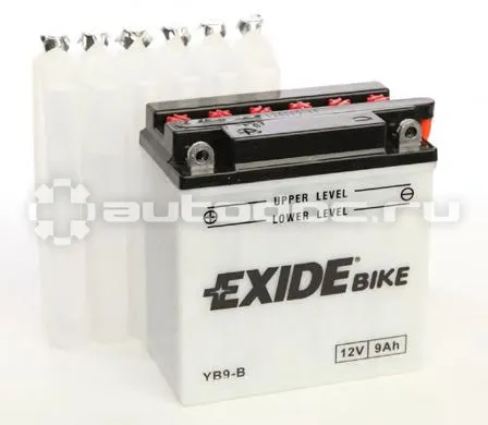 EXIDE Аккумулятор Standart EB9-B 9Ач L+ EN100A 135x75x139 B00