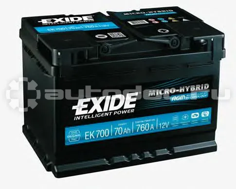 EXIDE Start-Stop Agm Аккумулятор
