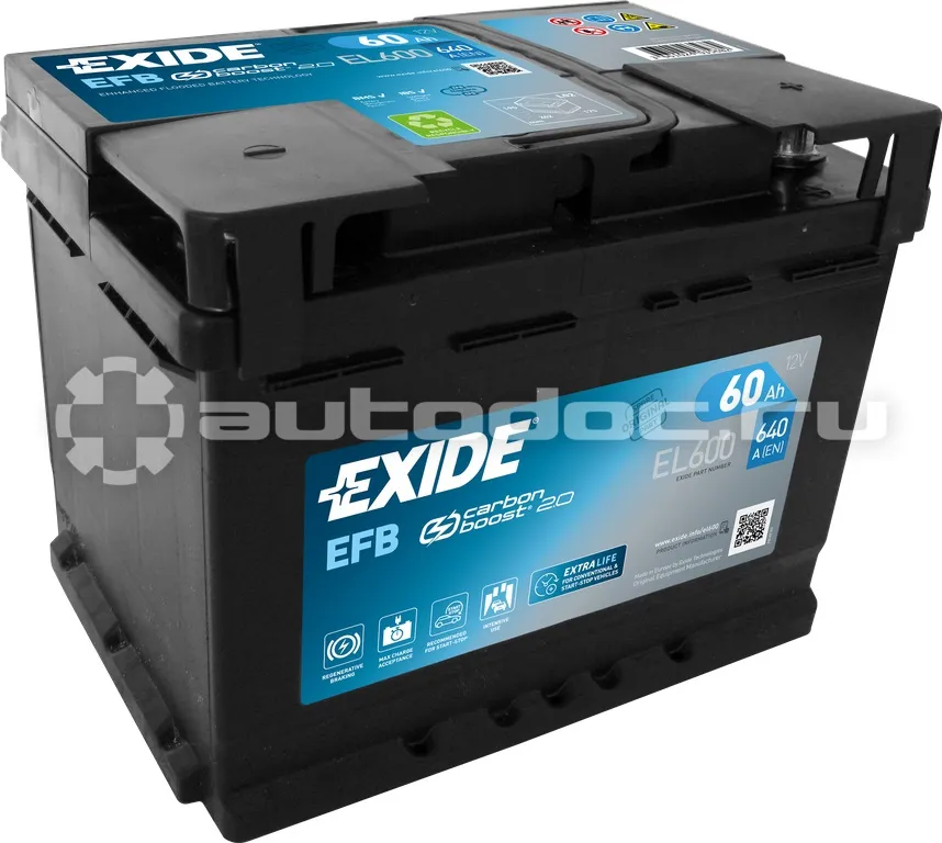 EXIDE Start-Stop EFB Аккумулятор
