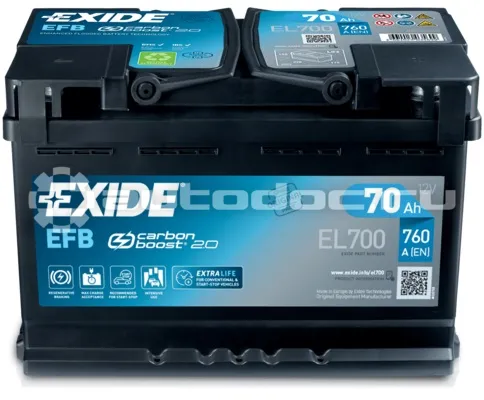EXIDE Start-Stop EFB Аккумулятор