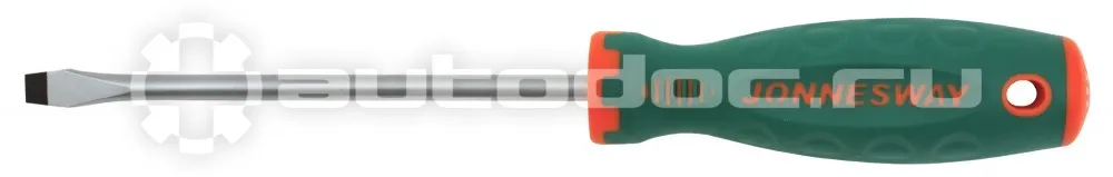 JONNESWAY D71S5150 Отвертка стержневая шлицевая ANTI-SLIP GRIP, SL5.5х150 мм