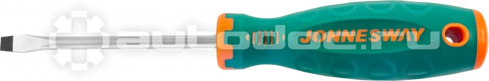 JONNESWAY D71S6100 Отвертка стержневая шлицевая ANTI-SLIP GRIP, SL6.5х100 мм