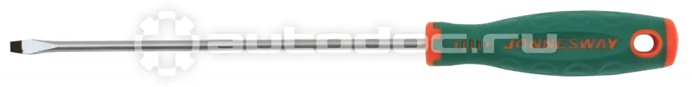 JONNESWAY D71S6150 Отвертка стержневая шлицевая ANTI-SLIP GRIP, SL6.5х150 мм