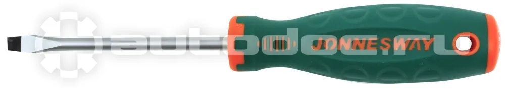 JONNESWAY D71S6300 Отвертка стержневая шлицевая ANTI-SLIP GRIP, SL6.5х300 мм