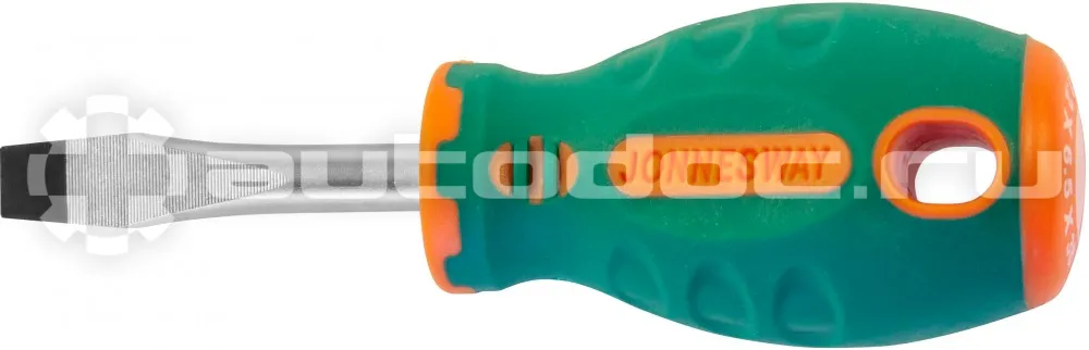 JONNESWAY D71S638 Отвертка стержневая шлицевая ANTI-SLIP GRIP, SL6.5х38 мм