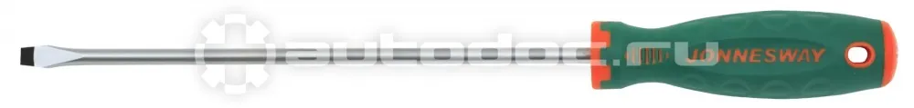 JONNESWAY D71S8250 Отвертка стержневая шлицевая ANTI-SLIP GRIP, SL8.0х250 мм