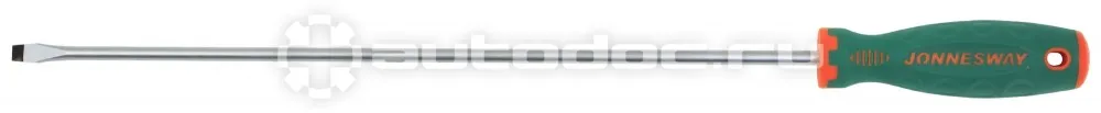 JONNESWAY D71S8400 Отвертка стержневая шлицевая ANTI-SLIP GRIP, SL8.0х400 мм