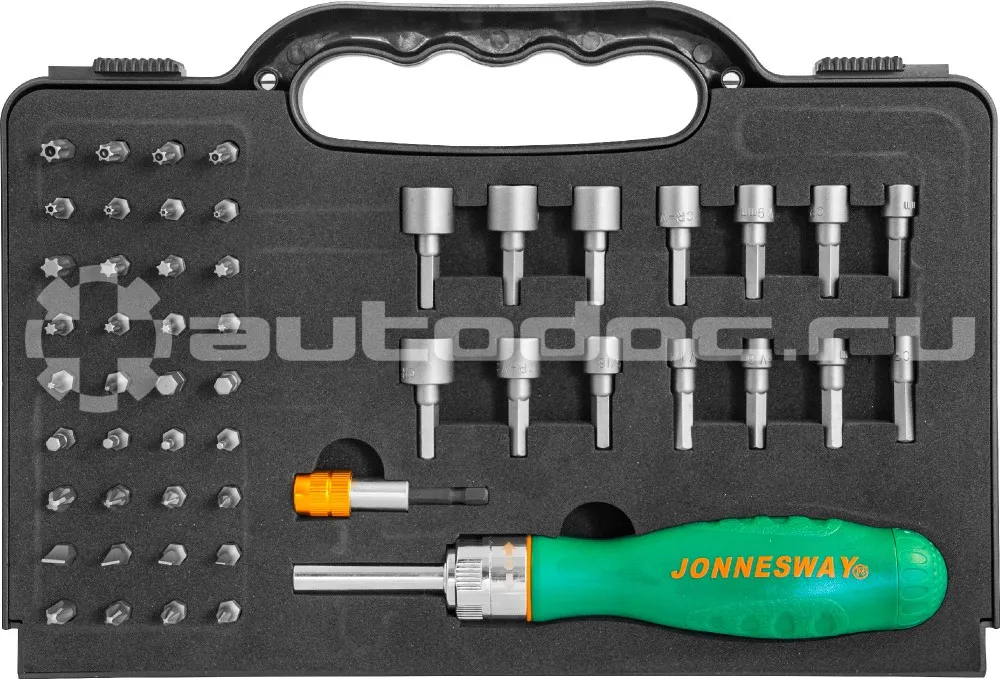 JONNESWAY DR0152S Отверточная рукоятка с набором бит