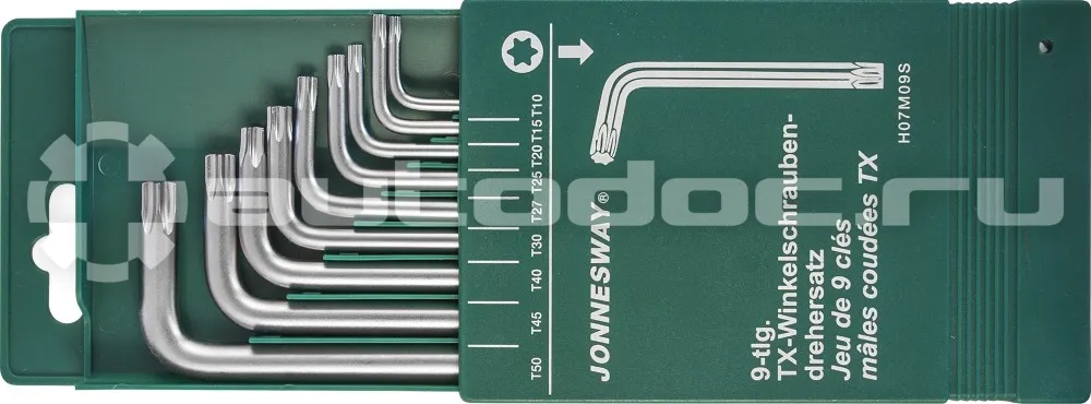 JONNESWAY H07M09S Набор угловых ключей