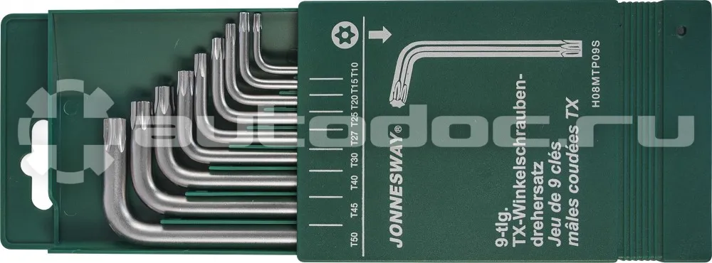 JONNESWAY H08MTP09S Набор угловых ключей