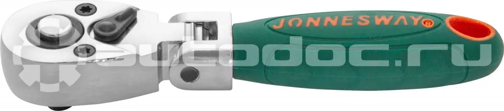 JONNESWAY R4202 Трещотка короткая с шарниром