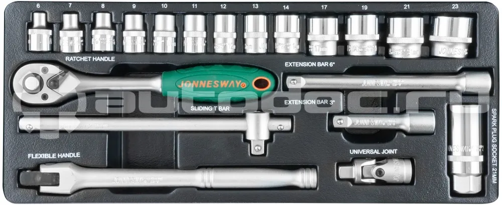 JONNESWAY S04H3120S Набор торцевых головок