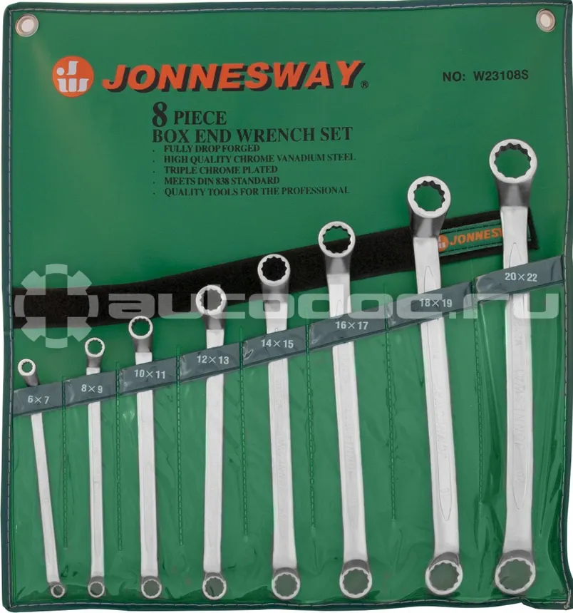 JONNESWAY W23108S Набор ключей накидных