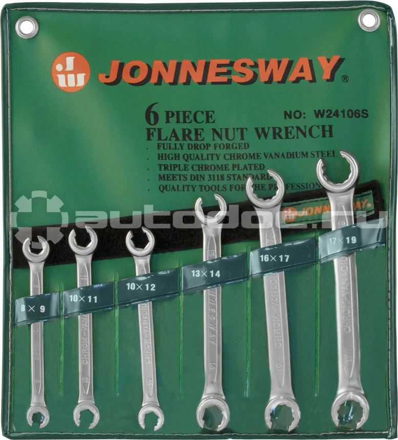 JONNESWAY W24106S Набор ключей разрезных