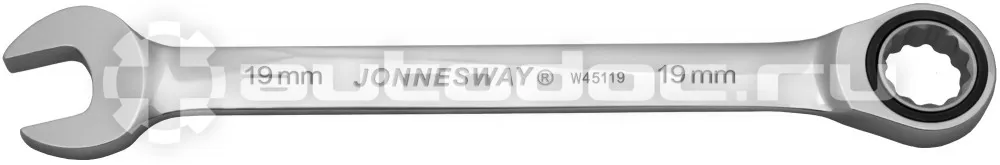 JONNESWAY W45119 Ключ комбинированный трещоточный